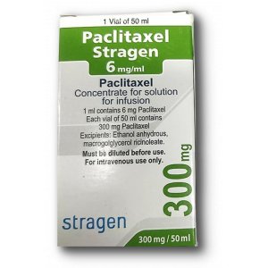 PACLITAXEL STRAGEN 300 MG / 50 ML ( PACLITAXEL 6 MG / ML ) CONCENTRATE FOR DILUTION FOR IV INFUSION 50 ML VIAL